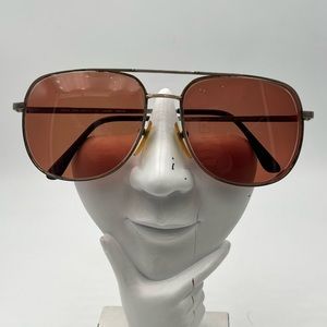 Vintage Dimensions D414-284 Gold Pilot Sunglasses Frames